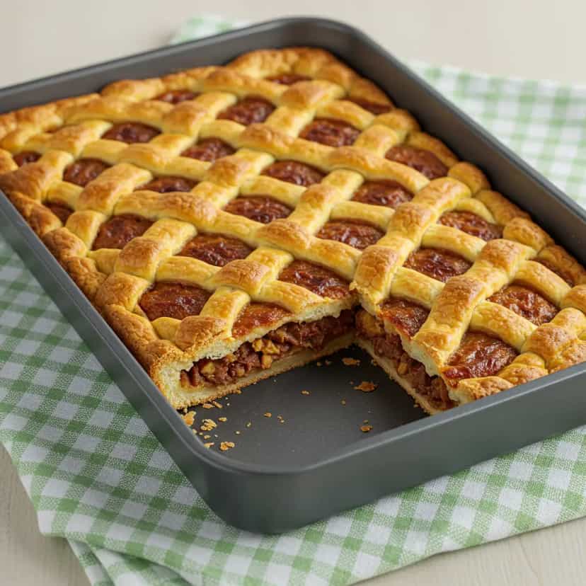 Foto deliciosa de Empadão de Calabresa pronta para servir - Pizzas & Salgados