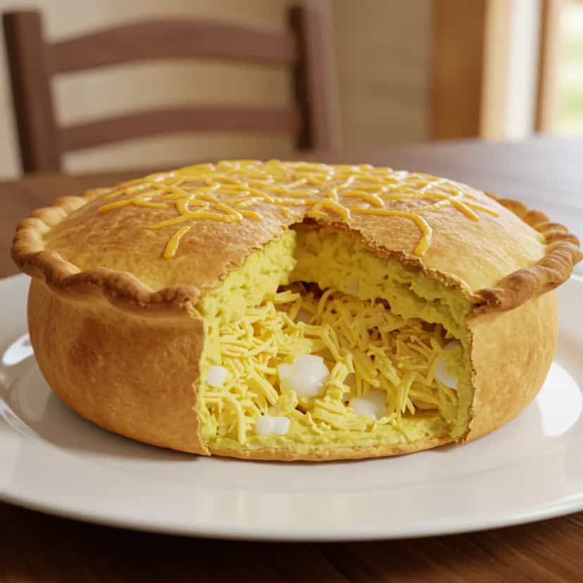 Foto deliciosa de Empadão de liquidificador pronta para servir - Tortas Salgadas