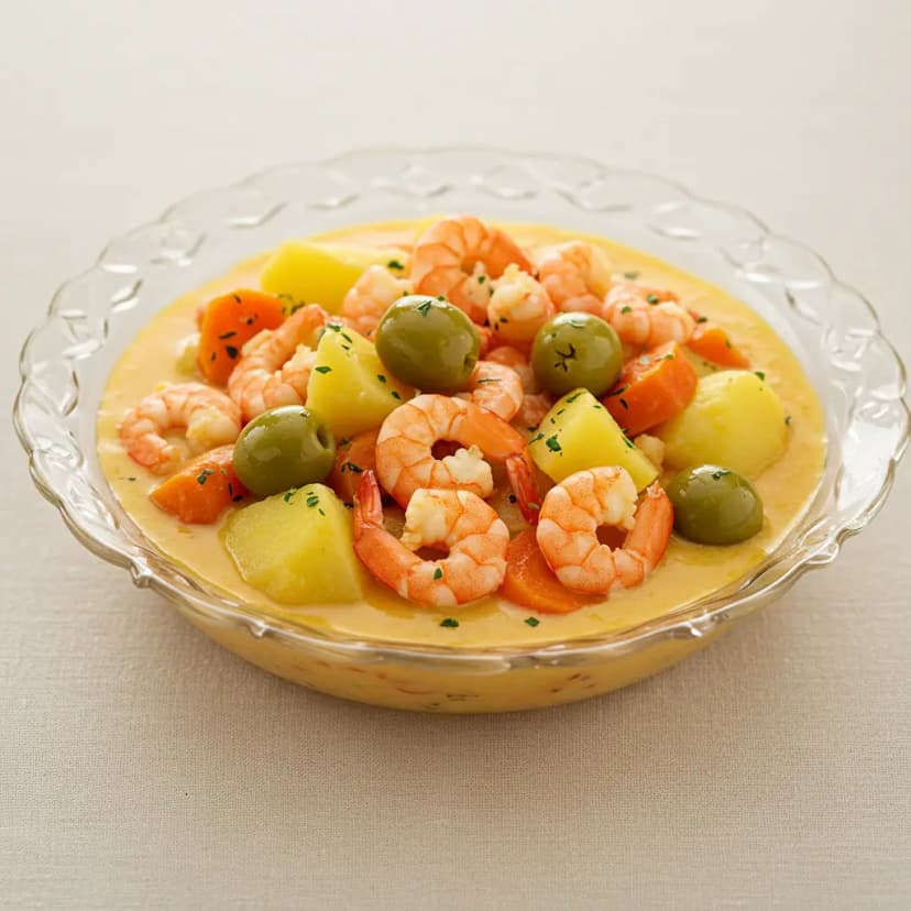 Ensopado de Camarão Cremoso