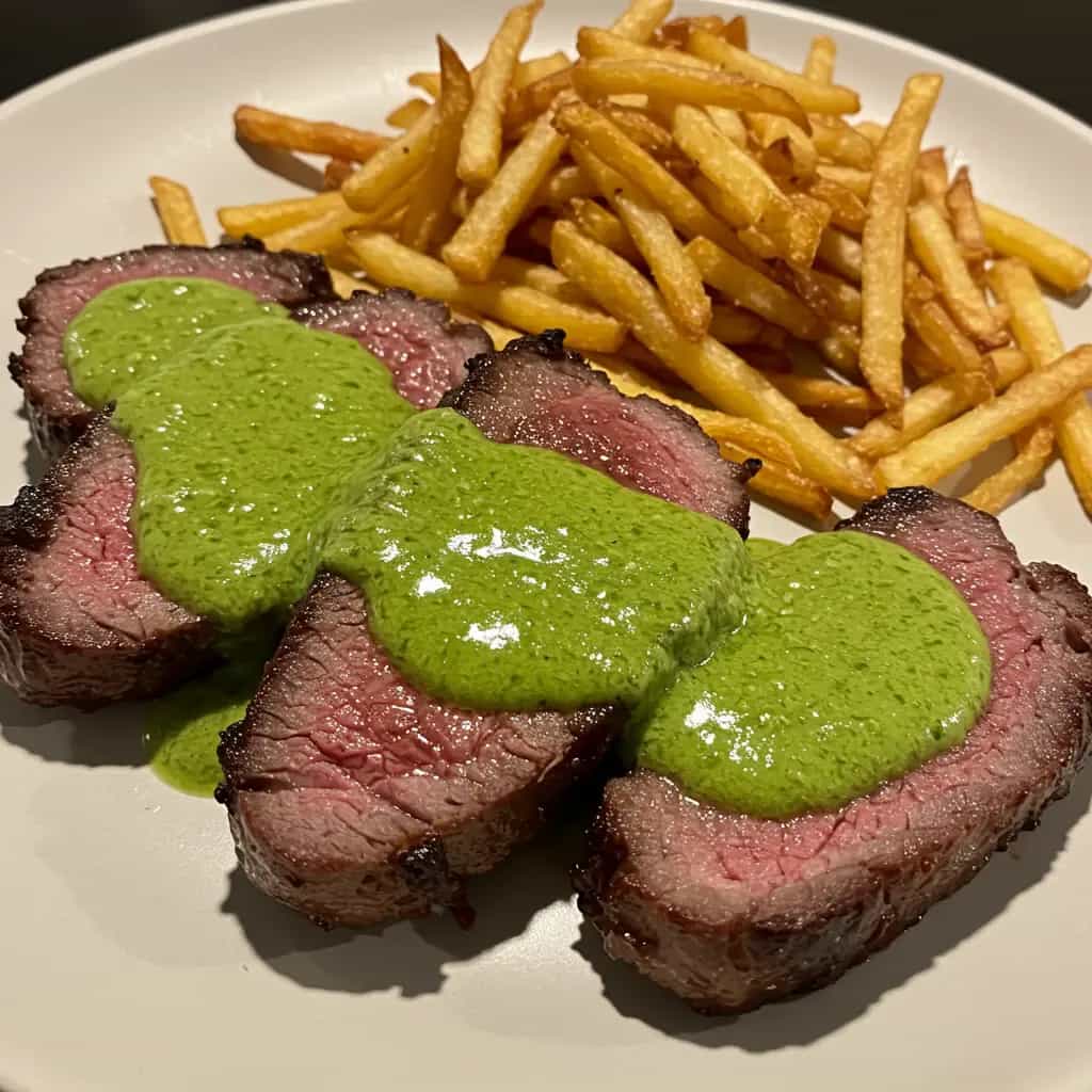 Entrecôte com Molho de Ervas