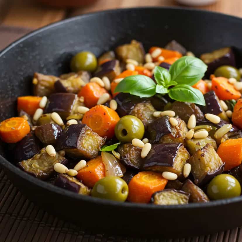 Foto deliciosa de Escabeche de Berinjela pronta para servir - Outras Receitas