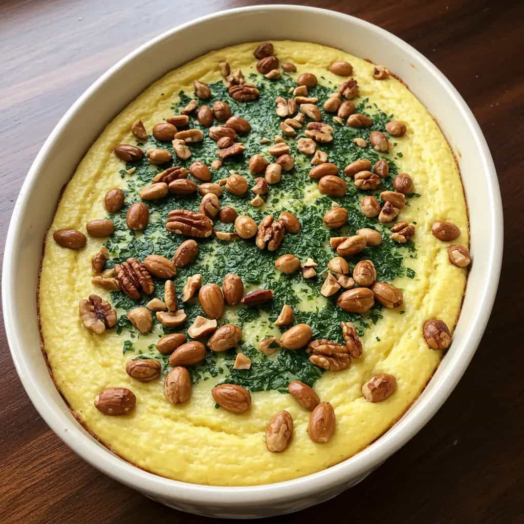 Escondidinho Cremoso de Pirarucu com Jambu