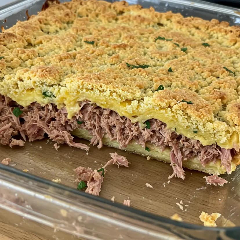 Escondidinho de batata salsa e frango light