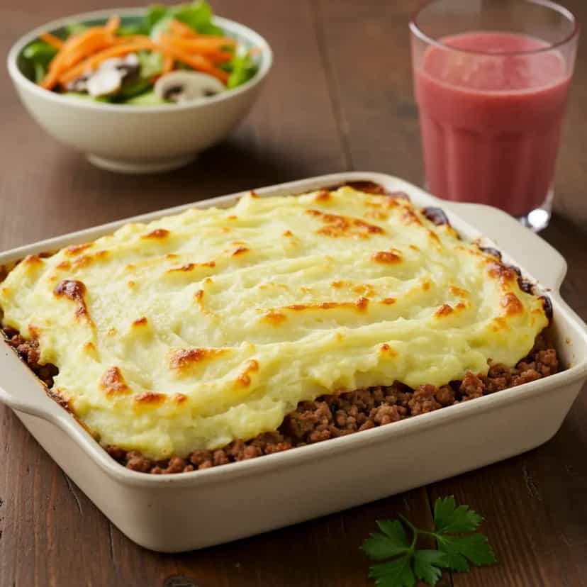 Foto deliciosa de Escondidinho de Carne Moída: Receita Fácil e Deliciosa pronta para servir - Carnes & Frango