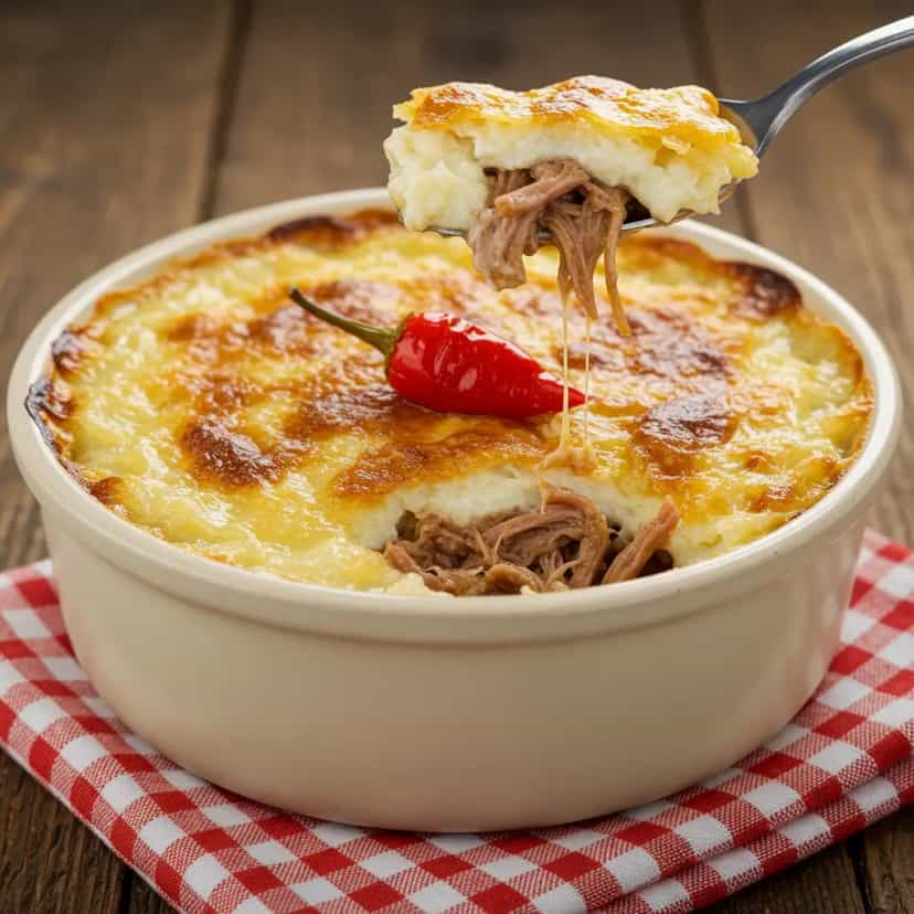 Foto deliciosa de Escondidinho de Costela: Puro Conforto pronta para servir - Carnes & Frango