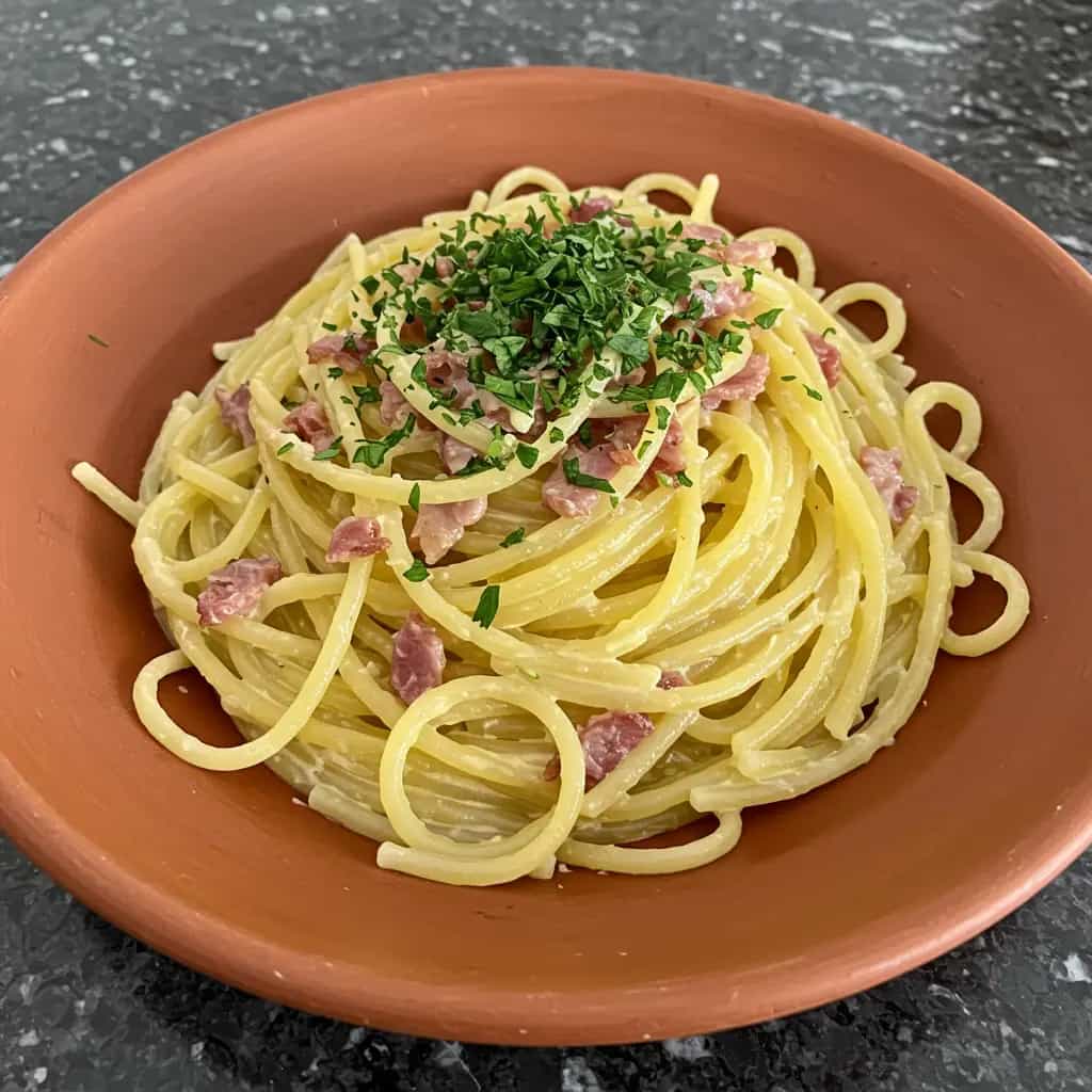 Espaguete Carbonara Tradicional