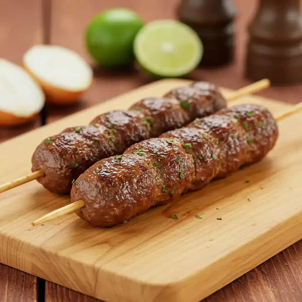 Espetos de Pernil ao Molho de Pimenta