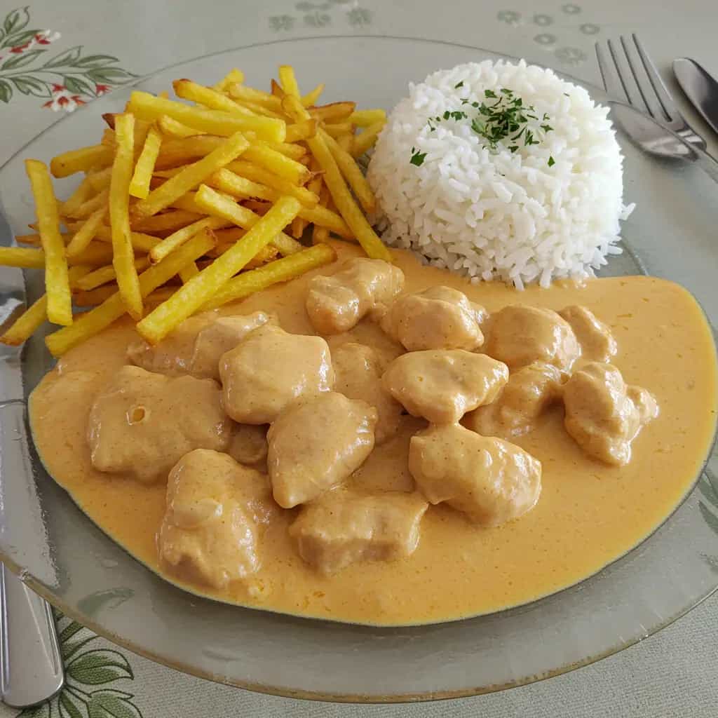 Estrogonofe de Microondas