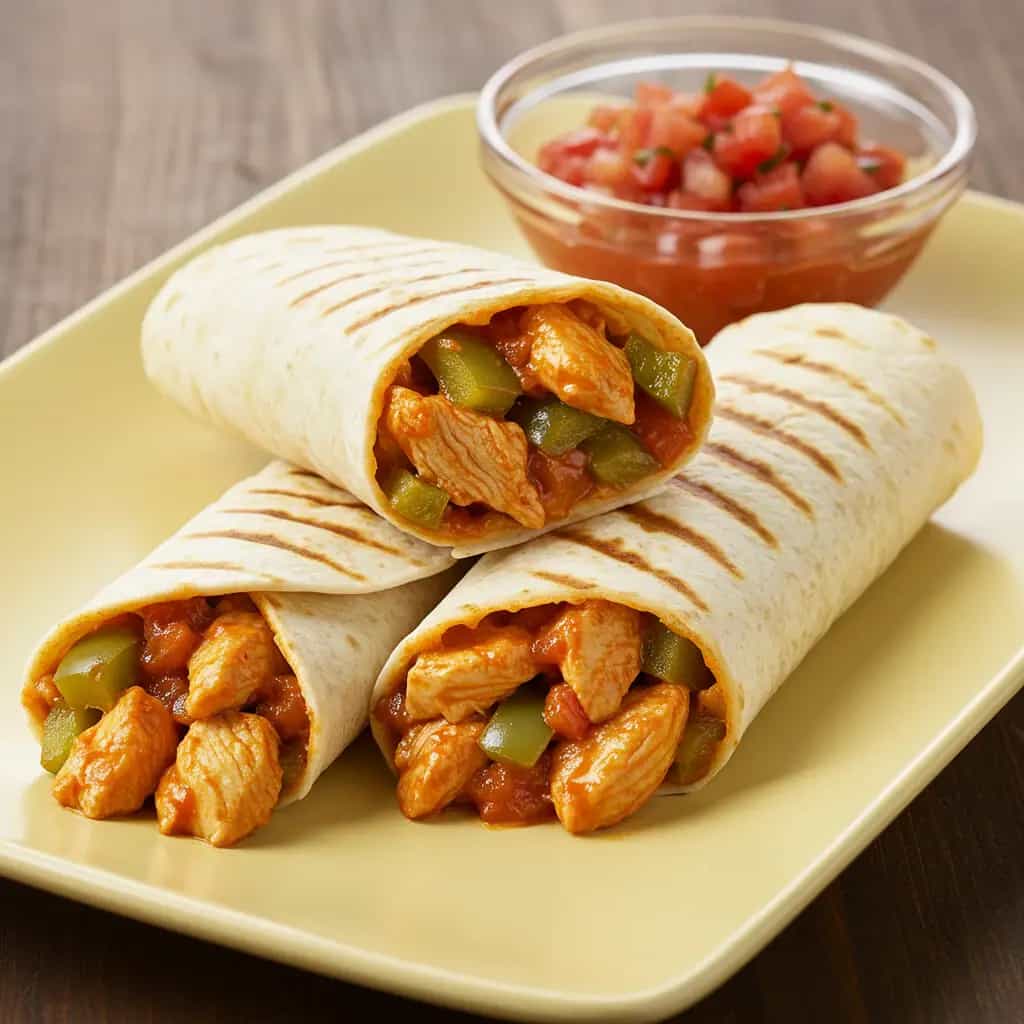 Fajitas de Frango ao Molho Mexicano