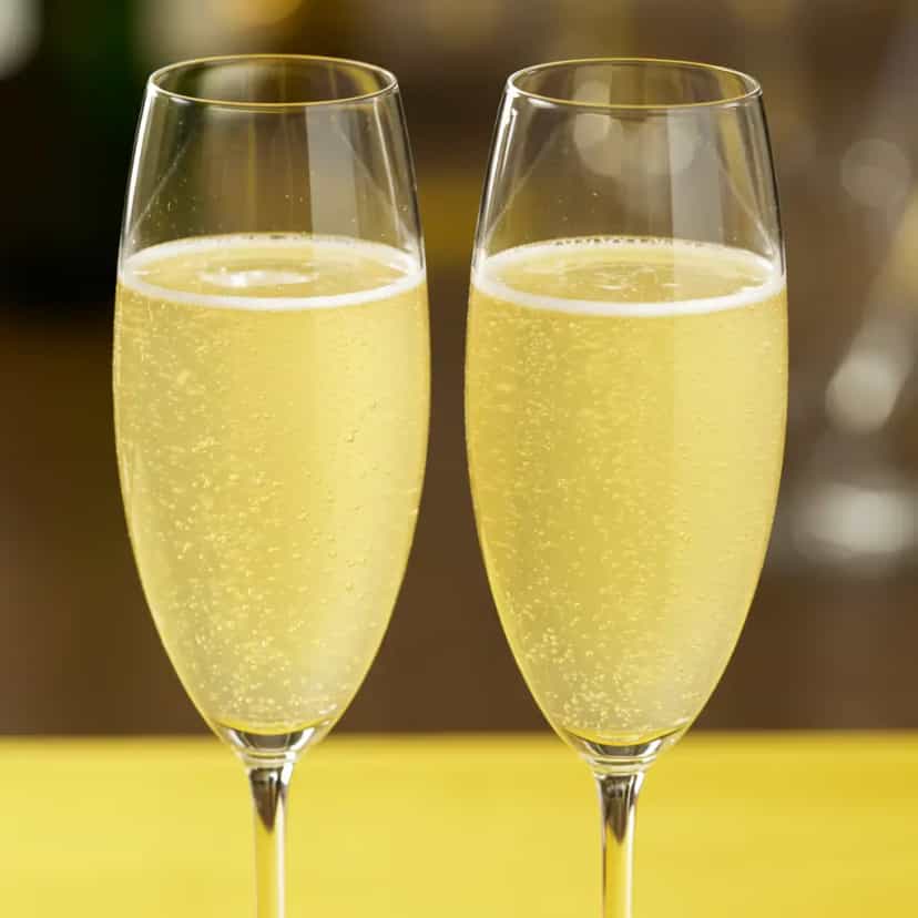 Foto deliciosa de Falso Champanhe Refrescante pronta para servir - Coquetéis