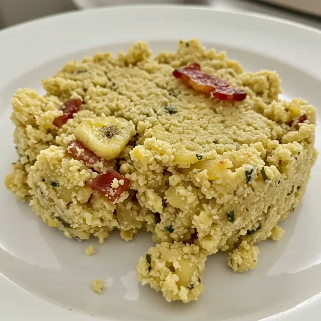 Farofa de Banana com Bacon