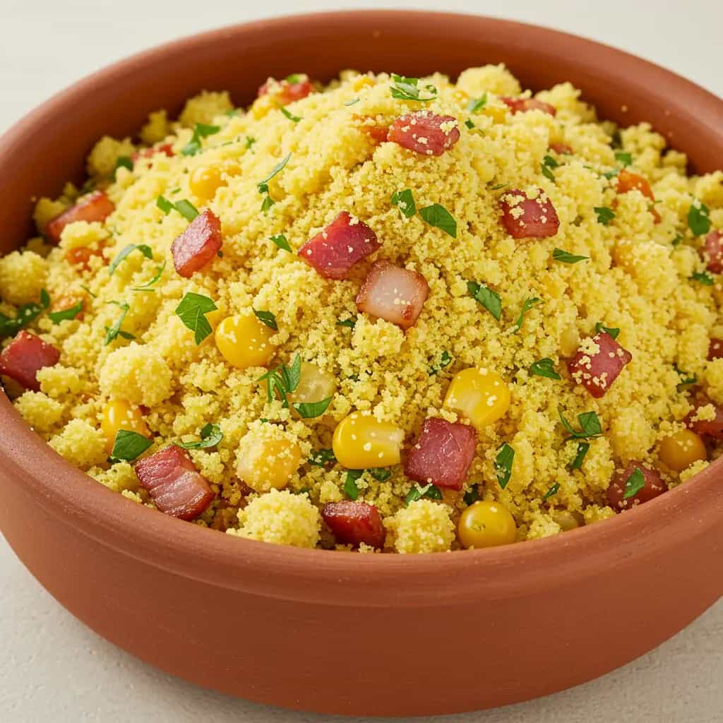 Farofa Deliciosa com Bacon e Milho