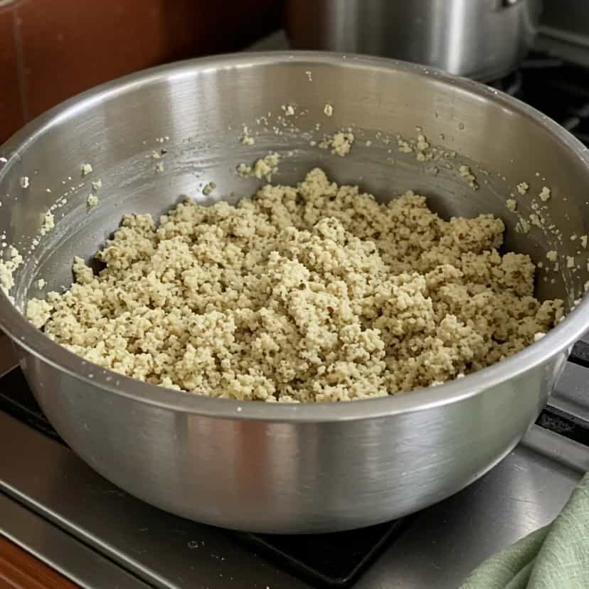 Foto deliciosa de Farofa Tradicional pronta para servir - Outras Receitas