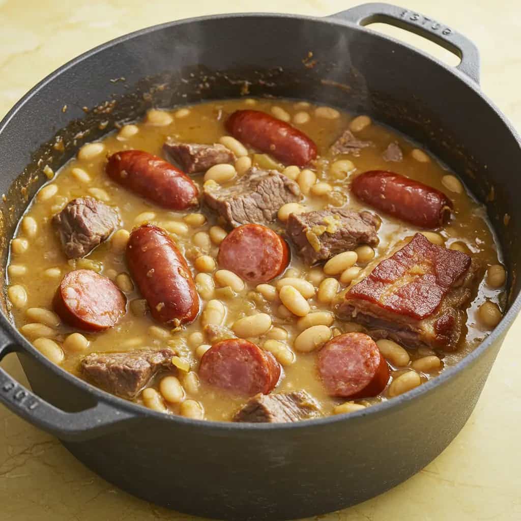 Feijão Carioca com Costela e Paio