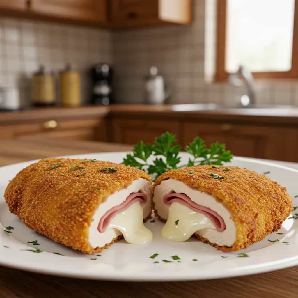 Filé de frango à Cordon Bleu