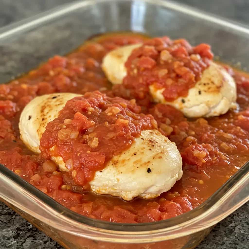 Filé de Frango à Parmegiana Caseiro