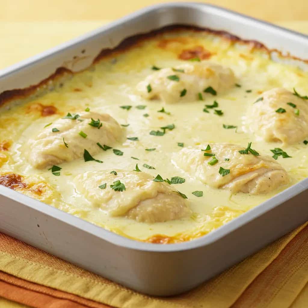 Filé de Frango ao Molho de Mostarda Assado