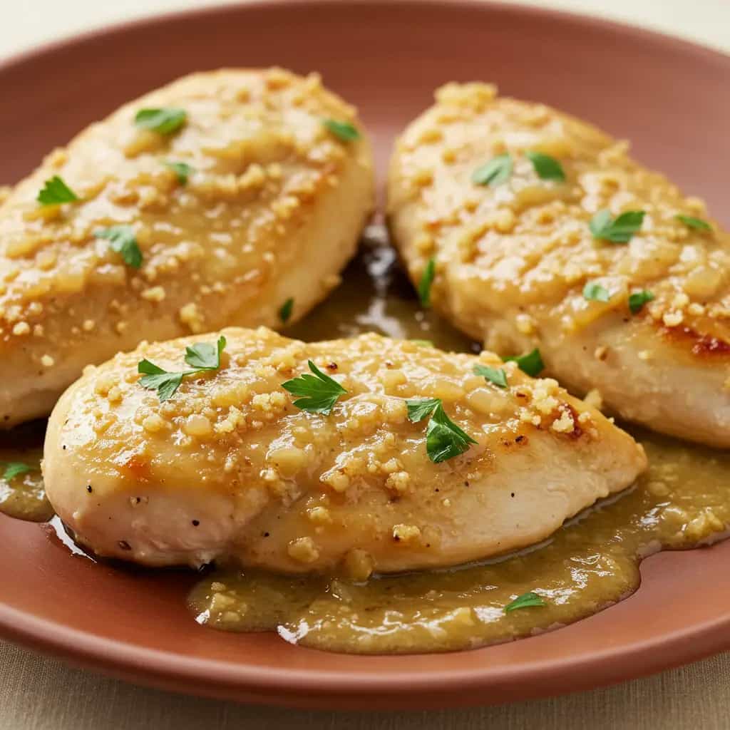 Filé de Frango Crocante com Sopa de Cebola