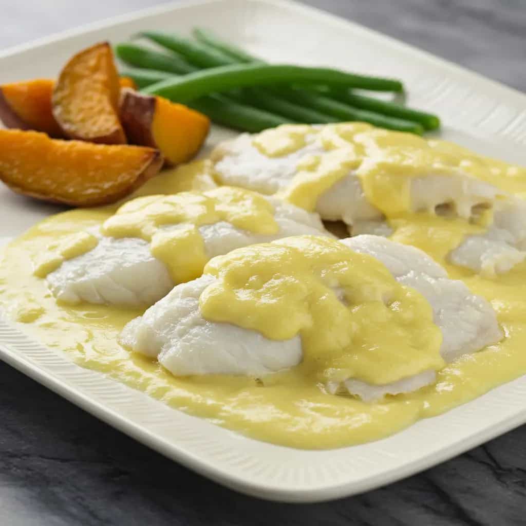 Filé de Tilápia ao Molho Branco com Limão