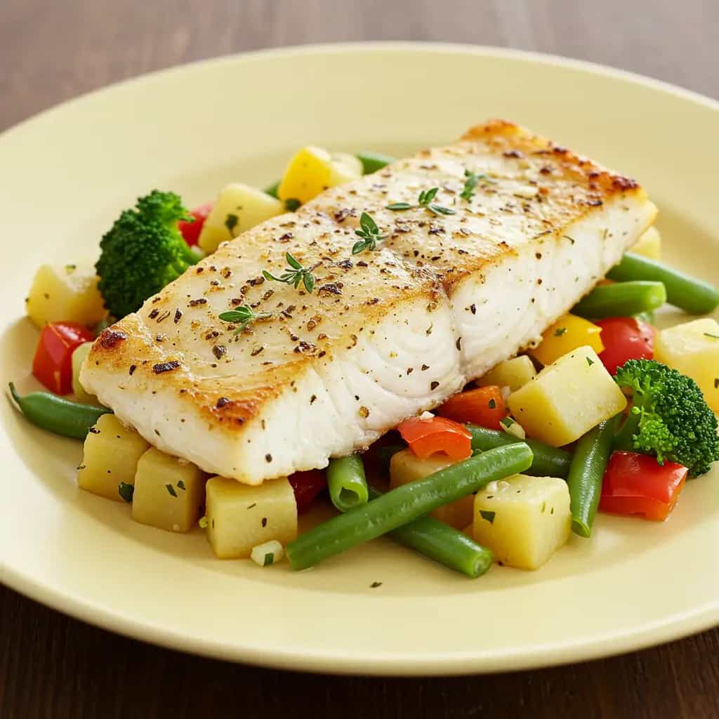 Filé de Tilapia grelhado sem óleo