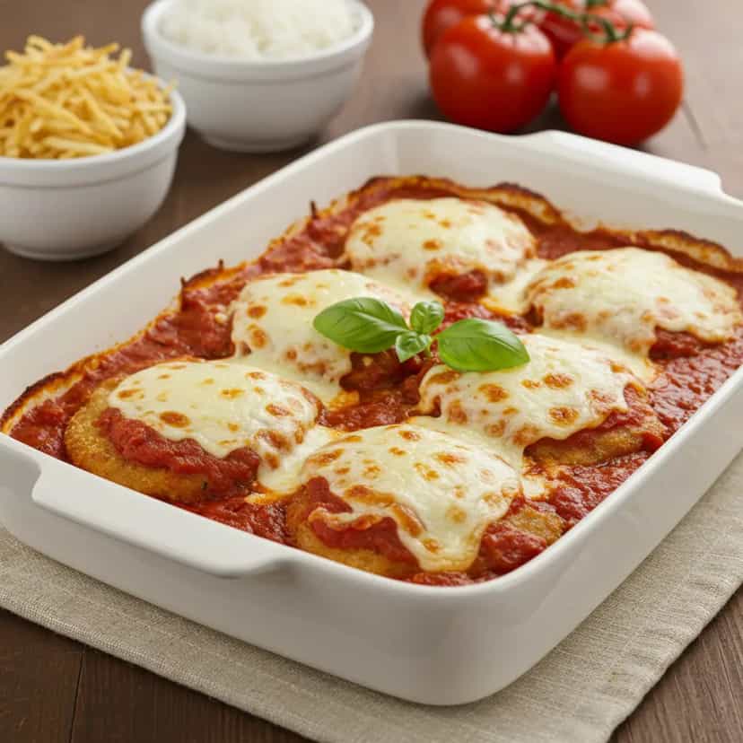 Foto deliciosa de Filé Mignon à Parmegiana: Receita Rápida e Deliciosa pronta para servir - Outras Receitas