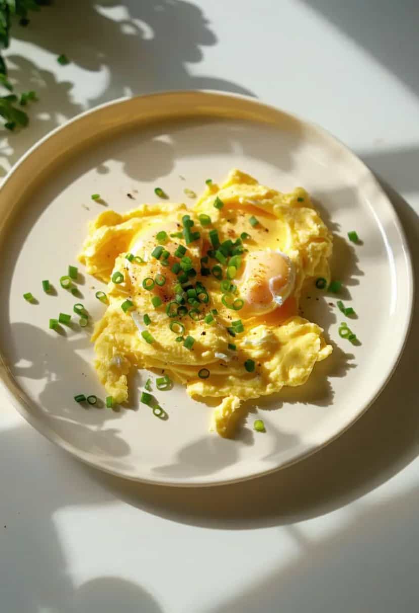 Foto deliciosa de Ovos Mexidos Fofos pronta para servir - Ovos