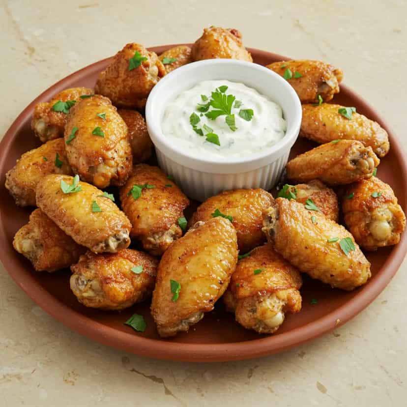 Foto deliciosa de Frango à Passarinho Crocante na Air Fryer pronta para servir - Na Airfryer