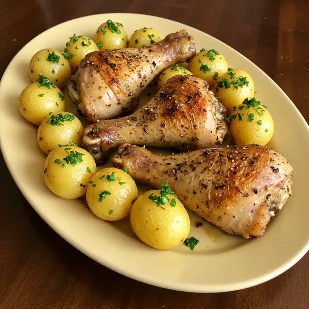 Frango ao Pesto com Batatas Sauté