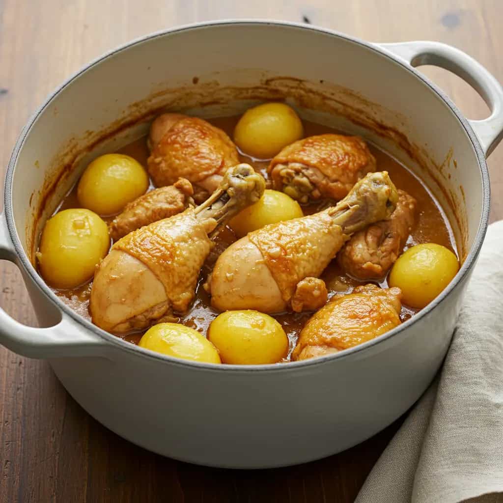 Frango com Batata-Salsa Delicioso
