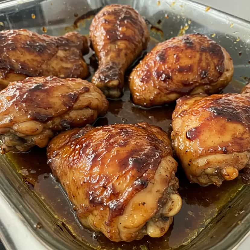 Foto deliciosa de Frango com Cerveja e Sopa de Cebola pronta para servir - Carnes & Frango