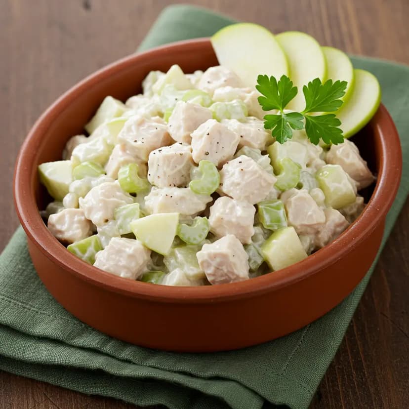 Frango com Gengibre, Salsão e Maçã Verde