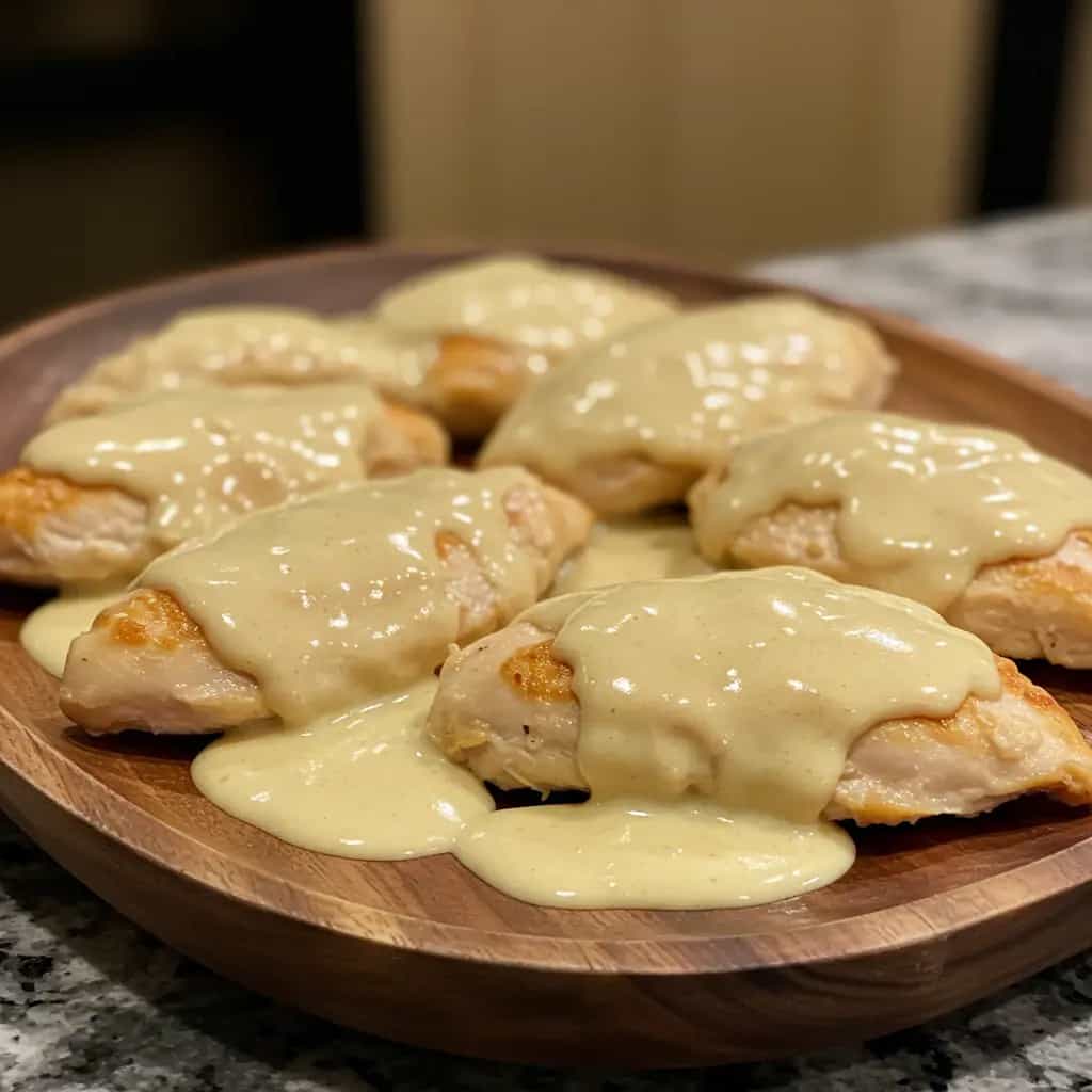 Frango Cremoso ao Queijo e Leite