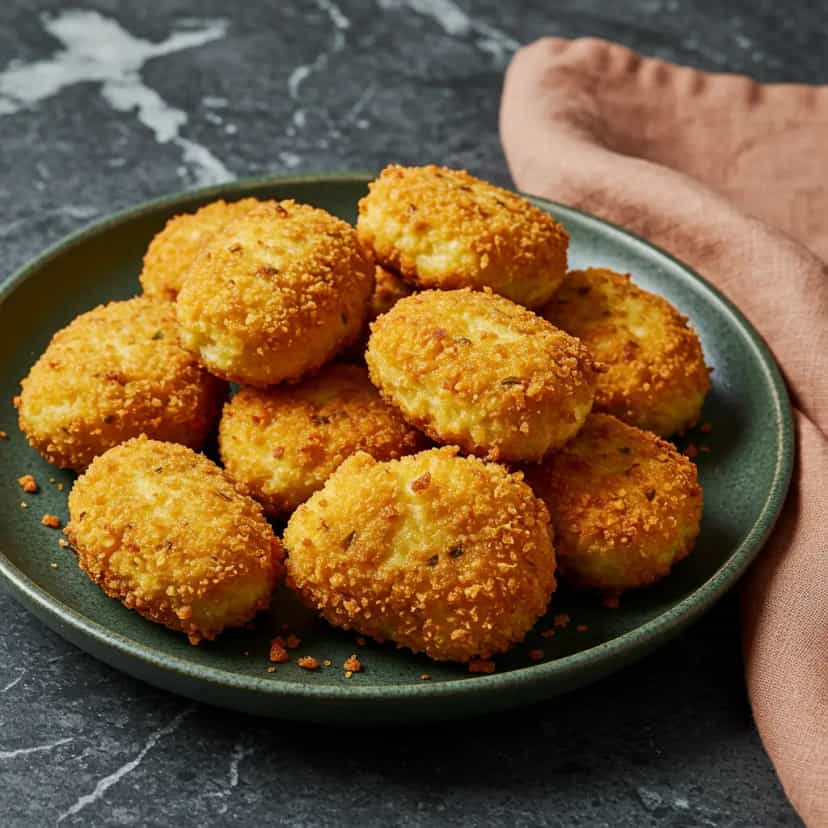 Foto deliciosa de Frango Crocante com Farinha de Mandioca e Parmesão pronta para servir - Carnes & Frango