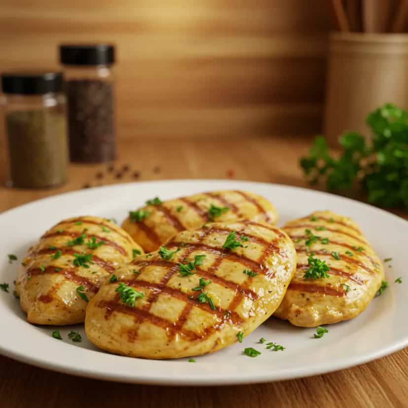 Foto deliciosa de Frango Grelhado com Limão na Airfryer pronta para servir - Na Airfryer