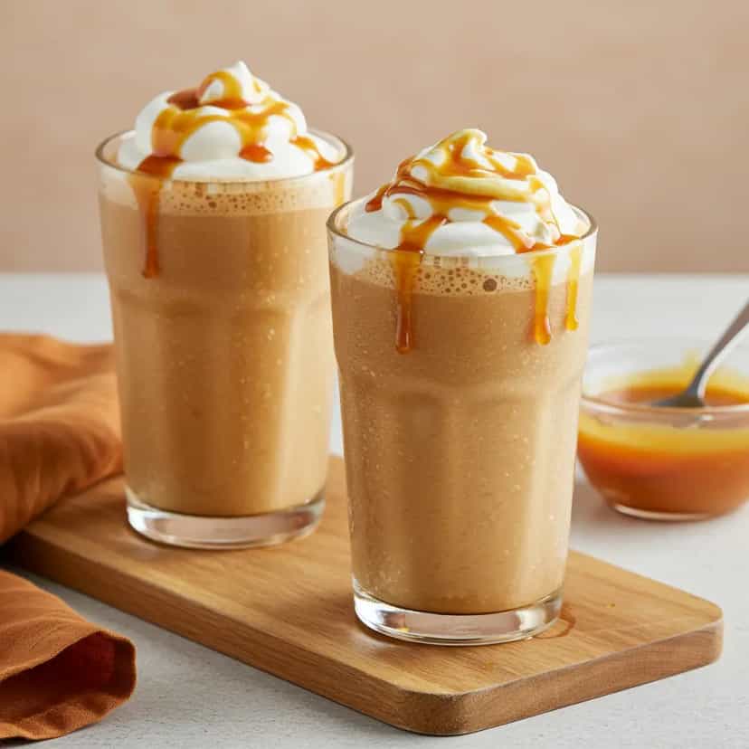 Foto deliciosa de Frappuccino de Café Caseiro pronta para servir - Milkshakes
