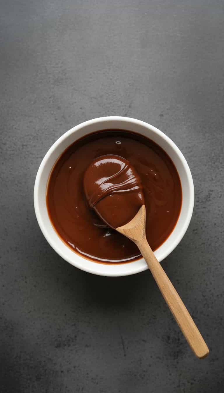 Ganache de Chocolate com Calda de Maracujá