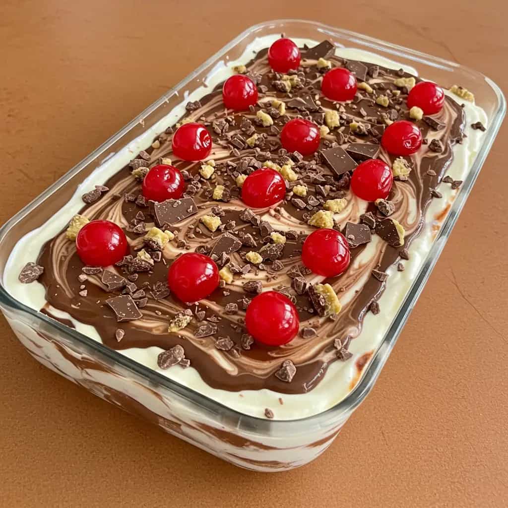 Gelado de Cerejas e Chocolate