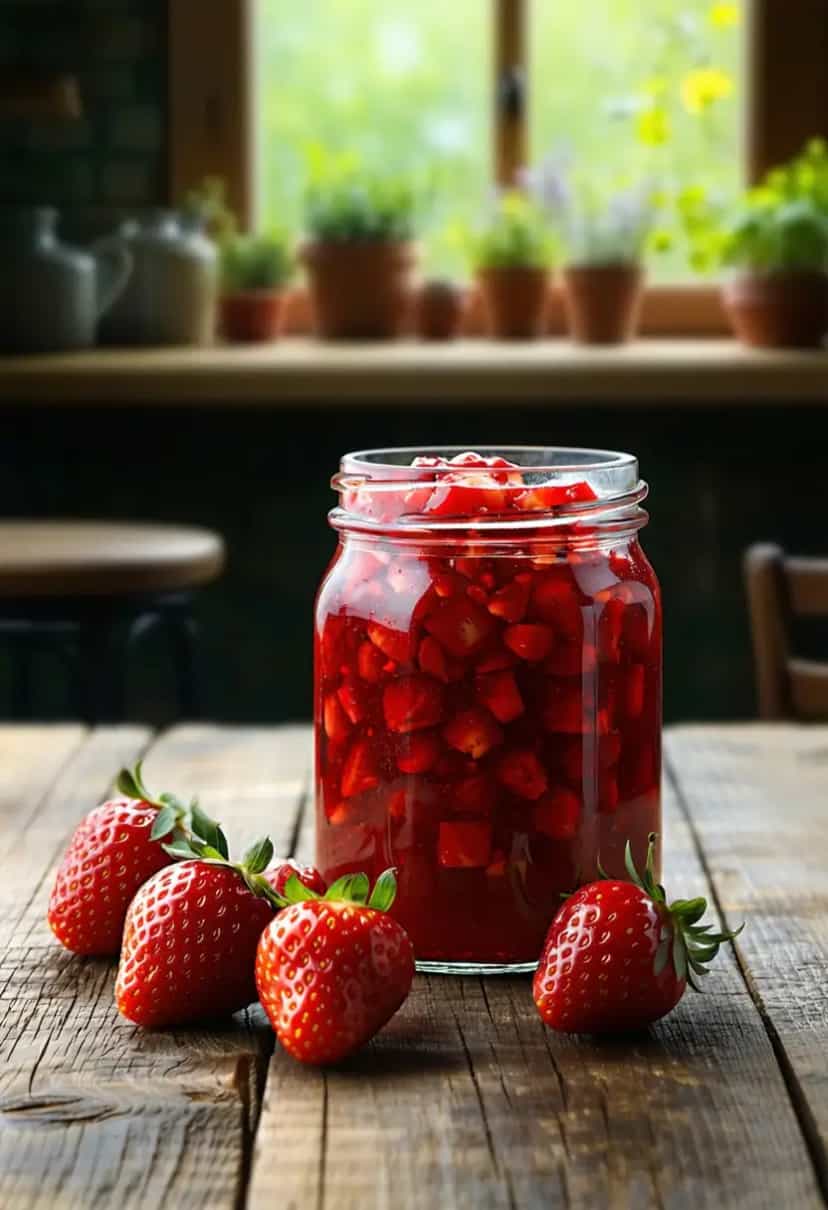 Foto deliciosa de Geleia Rápida de Morango Congelado pronta para servir - Outras Receitas