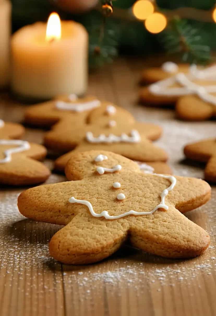 Foto deliciosa de Biscoitos de Gengibre pronta para servir - Chips & Biscoitos