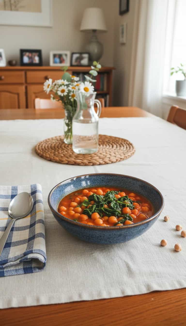 Grão-de-bico ao Molho de Tomate