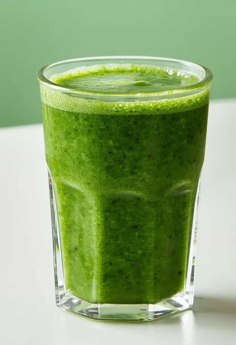 Foto deliciosa de Smoothie Verde Detox pronta para servir - Sucos & Smoothies