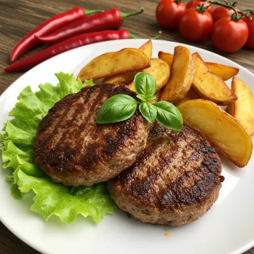 Foto deliciosa de Hambúrguer caseiro pronta para servir - Outras Receitas
