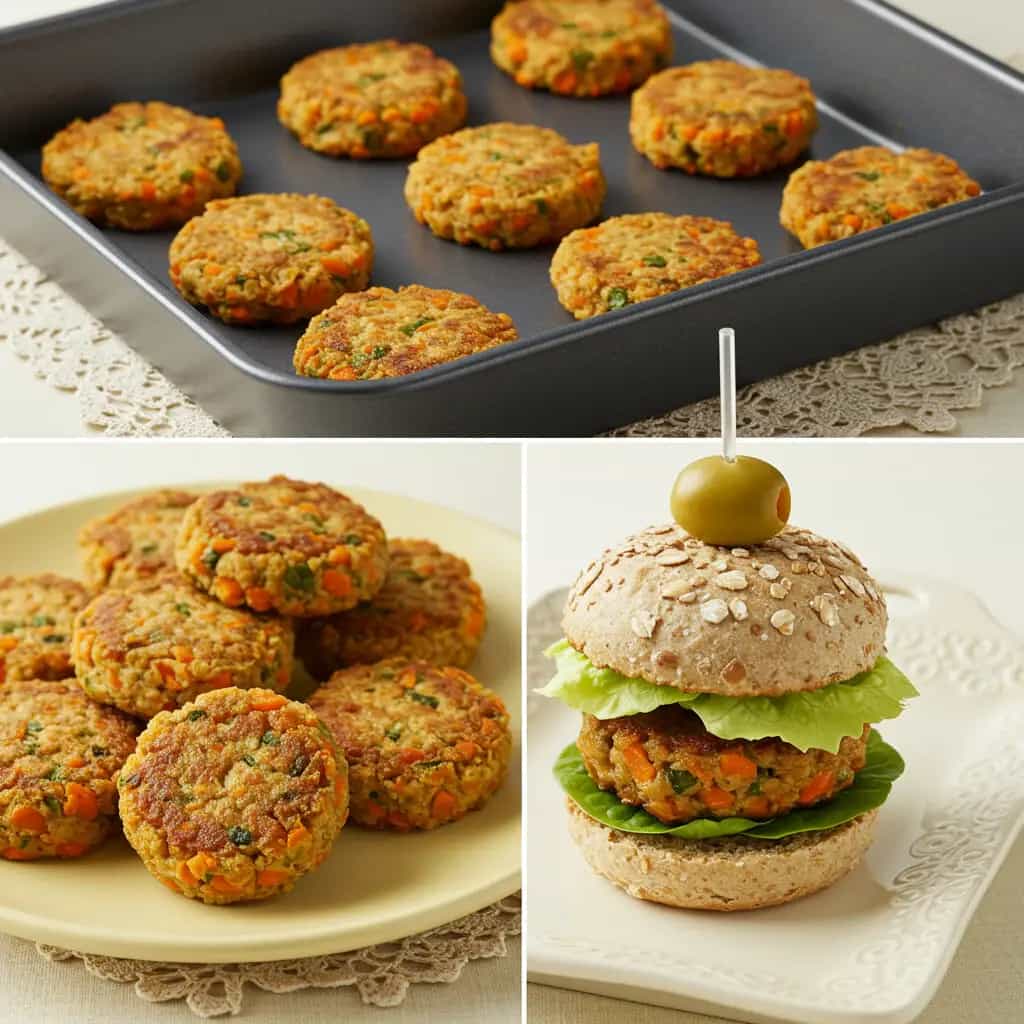 Hambúrguer de Quinoa e Legumes