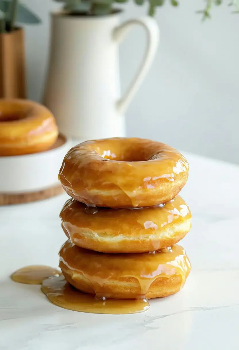 Donuts Glaceados com Mel