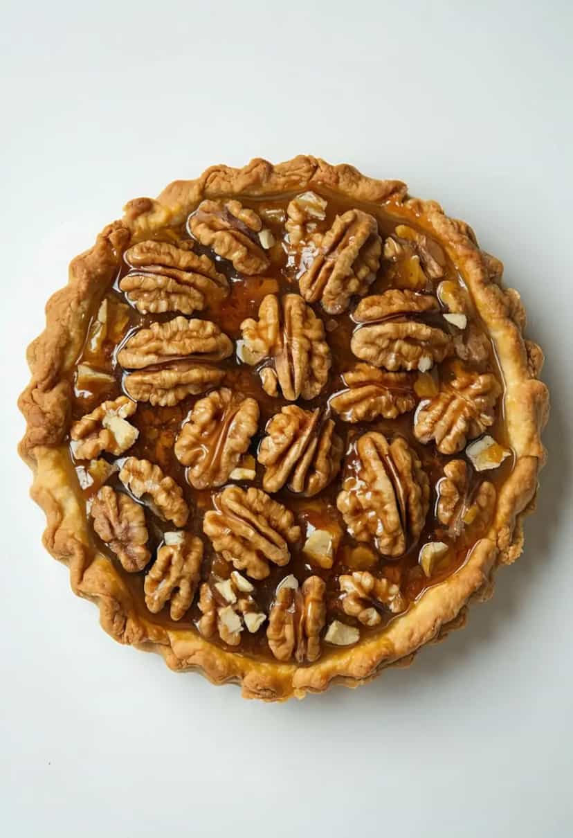 Foto deliciosa de Torta de Nozes com Mel pronta para servir - Tortas & Tortinhas