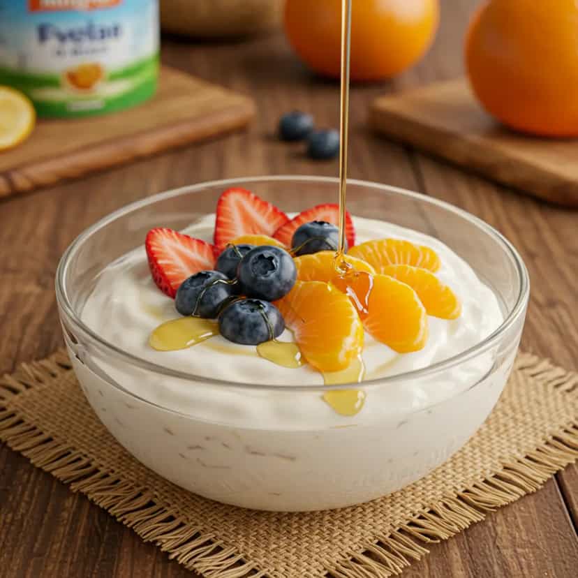 Foto deliciosa de Iogurte caseiro pronta para servir - Outras Receitas