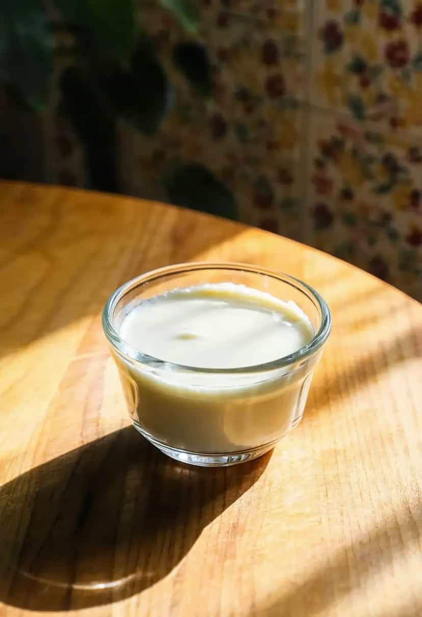 Foto deliciosa de Iogurte Natural Caseiro Simples pronta para servir - Snacks Naturais