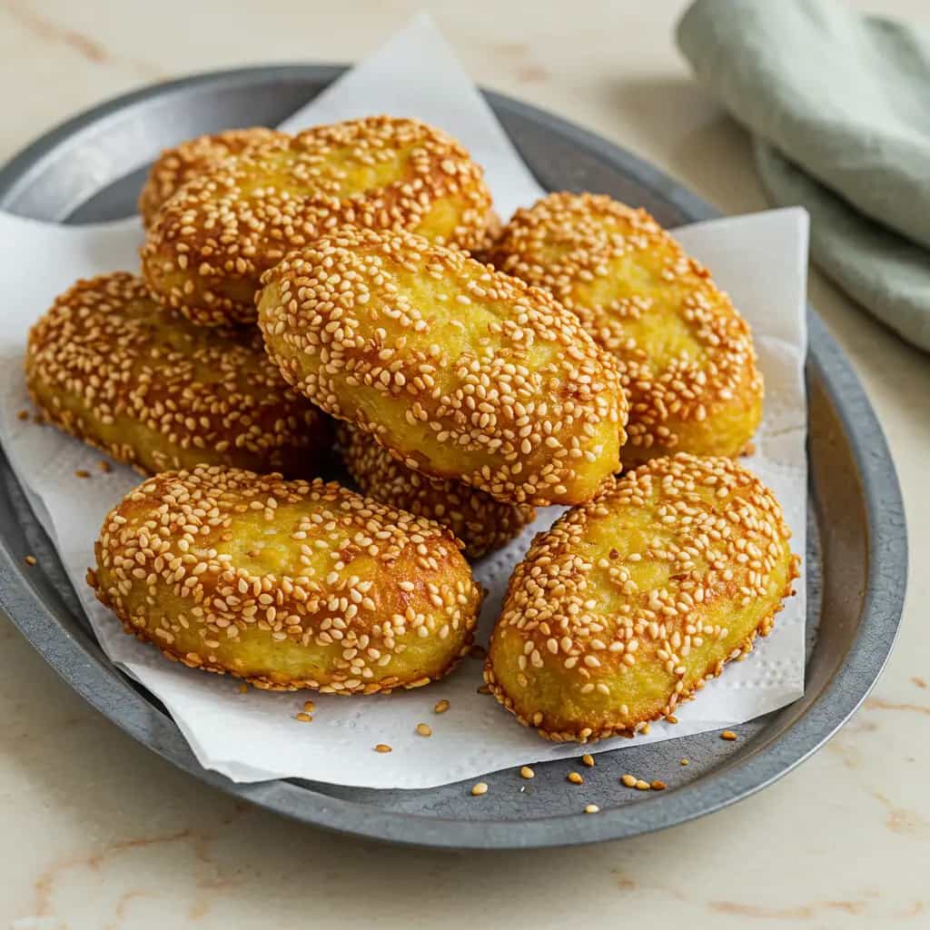 Iscas de Frango Empanadas com Gergelim