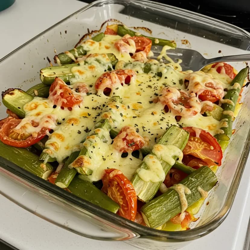 Jiló ao Forno com Queijo Parmesão