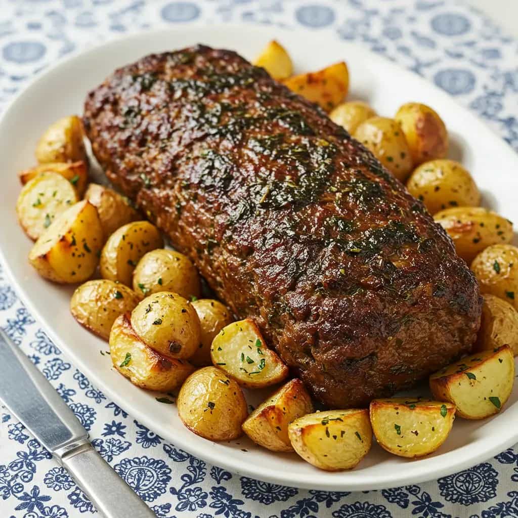 Lagarto Assado com Batatas